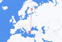 Flights from Kalymnos, Greece to Joensuu, Finland