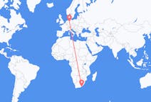 Flyreiser fra Øst-London, Sør-Afrika til Hannover, Tyskland