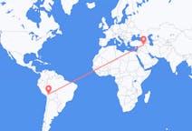 Flights from La Paz, Bolivia to Şırnak, Turkey