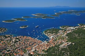 Dalmatian route - Panoramic flight over Brač, Hvar, Šolta & Split from Brač