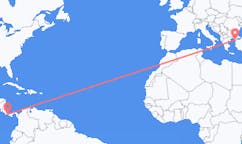 Flyrejser fra David, Chiriquí, Panama til Canakkale, Tyrkiet