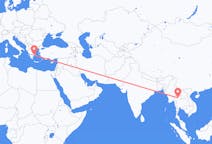 Flyrejser fra Lampang-provinsen, Thailand til Athen, Grækenland