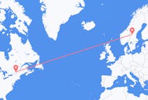 Flights from Montreal, Canada to Sveg, Sweden