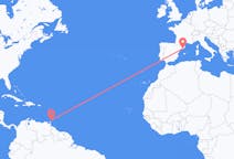 Flights from Tobago, Trinidad & Tobago to Barcelona, Spain