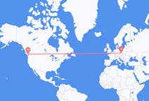 Flights from Nanaimo, Canada to Pardubice, Czechia