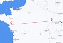Flyreiser fra Basel, Sveits til Nantes, Frankrike
