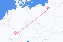 波兰从 什奇特诺飞往波兰飞往苏黎世的航班