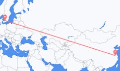 Flyrejser fra Yangzhou til Angelholm