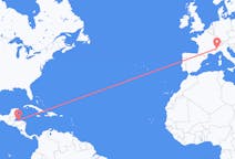 Flyg från Utila, Honduras till Turin, Italien