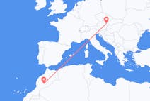 Flyreiser fra Quarzazate, Marokko til Vienna, Østerrike