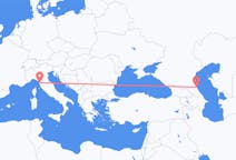 Flights from Makhachkala, Russia to Pisa, Italy