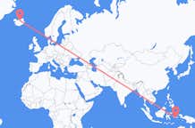 Flyreiser fra Ambon, Maluku, Indonesia til Akureyri, Island