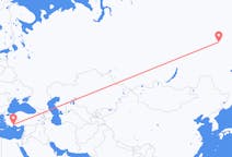 Fly fra Jakutsk til Antalya