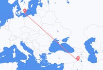 Flights from Hakkâri, Turkey to Bornholm, Denmark
