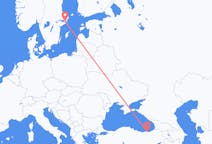 出发地 瑞典出发地 斯德哥尔摩目的地 土耳其特拉布宗的航班
