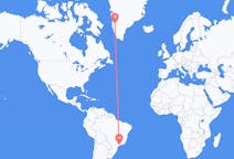 Flights from São Paulo, Brazil to Kangerlussuaq, Greenland