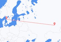 出发地 俄罗斯乌法目的地 瑞典哥德堡的航班