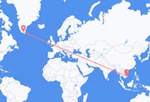 出发地 越南大叻市目的地 格陵兰纳萨尔苏克的航班
