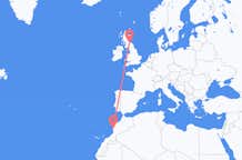 Flyrejser fra Essaouira, Marokko til Edinburgh, Skotland