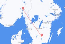 Flyrejser fra Oslo, Norge til Växjö, Sverige