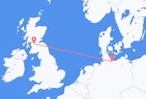 Vluchten uit Lübeck, Duitsland naar Glasgow, Schotland