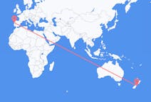 出发地 新西兰基督城目的地 葡萄牙波尔图的航班
