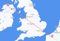 Flyrejser fra Lille, Frankrig til Derry, Nordirland
