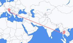 Flyreiser fra Pattaya, Thailand til Ancona, Italia