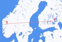 Flights from Sogndal, Norway to Savonlinna, Finland