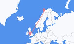 Flights from Bardufoss to Cardiff