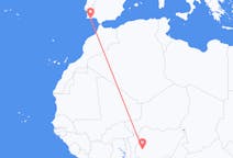 Flyg från Ilorin, Nigeria till Faro, Portugal