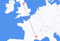 Flights from Nîmes, France to Leeds, England