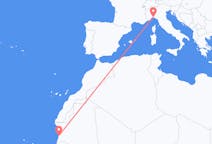 Flyg från Nouakchott till Genua