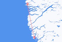 出发地 格陵兰出发地 瑪尼特索克目的地 格陵兰西西缪特的航班