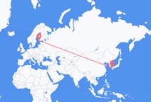 Flights from Fukuoka, Japan to Turku, Finland