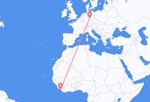 Flights from Monrovia, Liberia to Erfurt, Germany