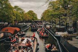 Amsterdam King's Day Party Canal Cruise with Drinks and Music 