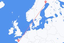 Flyg från Luleå, Sverige till Nantes, Frankrike