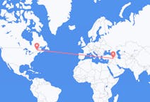Flyg från Québec, Kanada till Şırnak, Turkiet