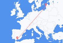 Flights from Málaga, Spain to Liepāja, Latvia