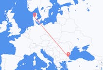 Flights from Burgas, Bulgaria to Karup, Denmark