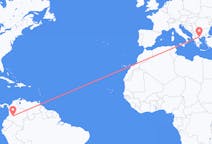 Flights from Neiva, Huila, Colombia to Thessaloniki, Greece