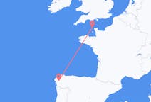 Voli dalla città di Alderney per Santiago de Compostela