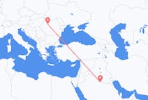 Flyrejser fra Rafha, Saudi-Arabien til Cluj-Napoca, Rumænien