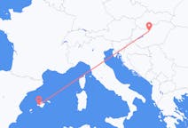 Vluchten van Boedapest, Hongarije naar Palma de Mallorca, Spanje