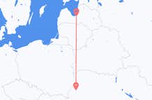 Vluchten van Riga, Pescara, Letland naar Lviv, Oekraïne