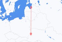 Loty z Riga, Łotwa do Lwowa, Ukraina