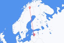Vuelos de Riga, Letonia a Kiruna, Suecia