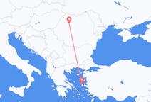 Flyg från Cluj Napoca, Rumänien till Chios, Grekland