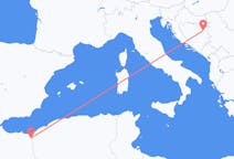 Flyg från Oujda, Marocko till Tuzla, Bosnien och Hercegovina